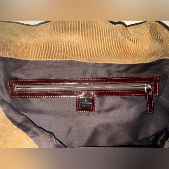 Rare Vintage Fendi Corduroy Tote bag - Picture 5 of 10